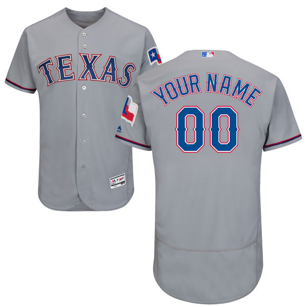 Men's Texas Rangers Flex Base Custom Jersey MLBC0025